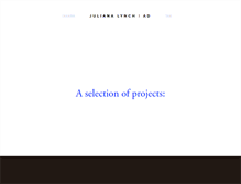 Tablet Screenshot of julianalynch.com